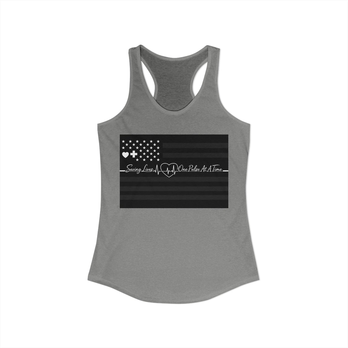 Thin White Line Women's Racerback Tank