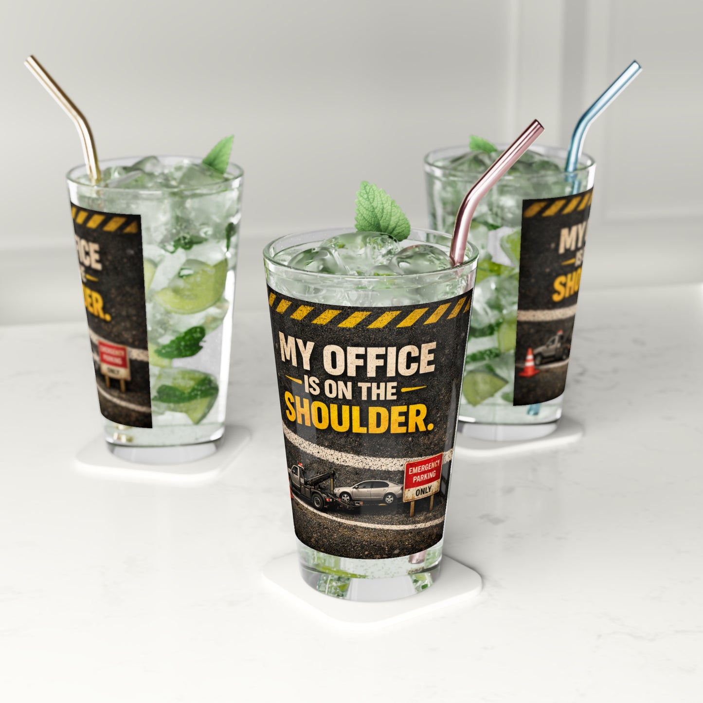 My Office Drinking Glass