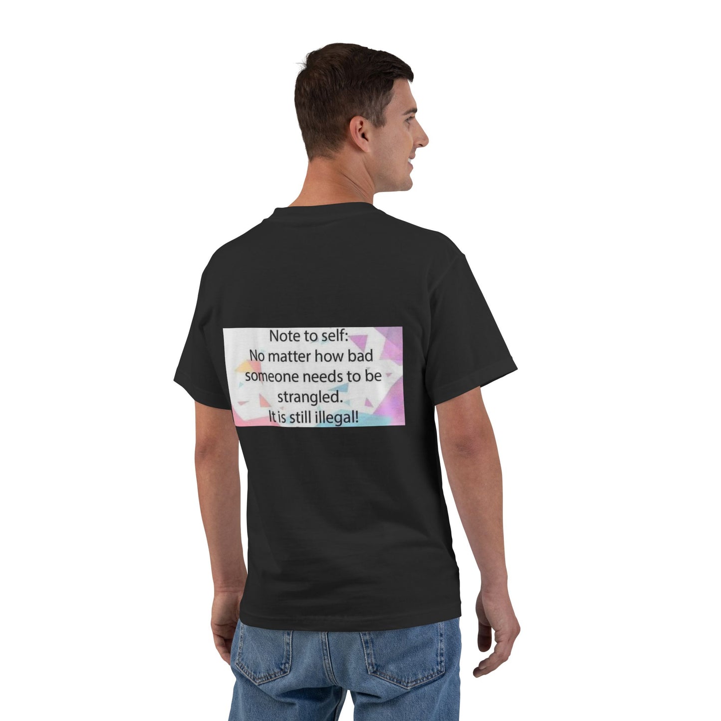 Note To Self Men's Short-Sleeve Crewneck Tee