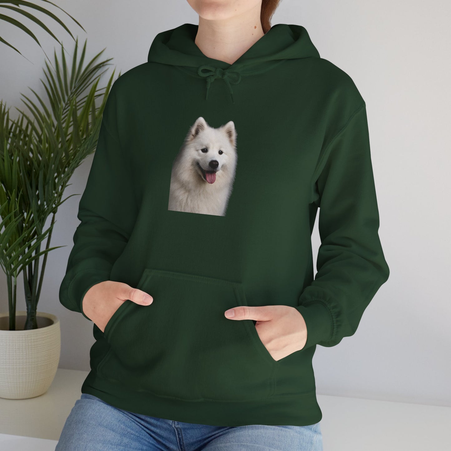 Samoyed Head Unisex Hoodie