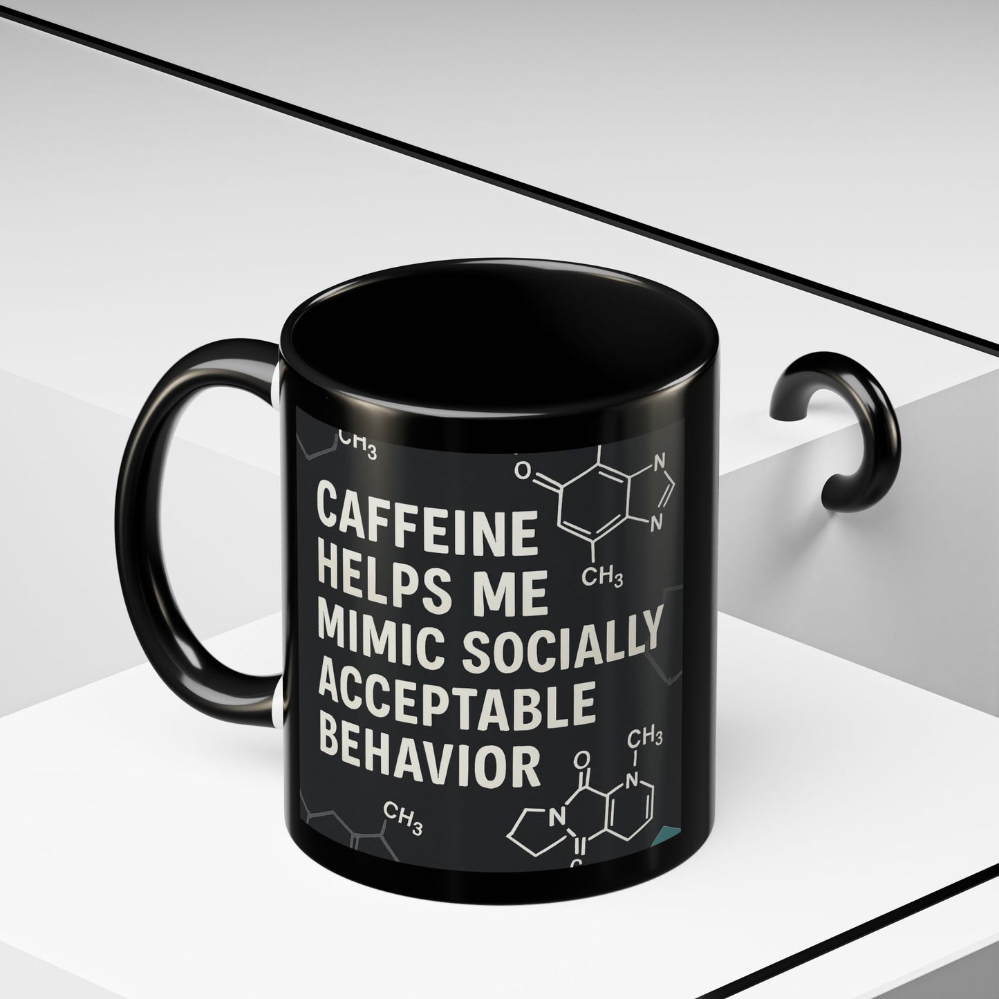 Socially Acceptable 2-Tone Coffee Mug
