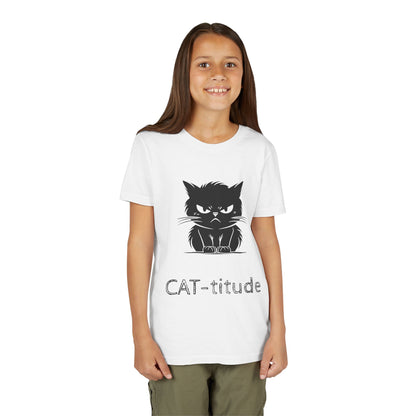 CAT-titude Youth Unisex Short Sleeve Crewneck Tee