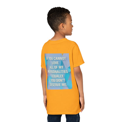 All Of My Personalities Youth Unisex Short Sleeve Crewneck Tee