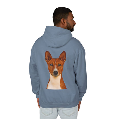 Basenji Head Unisex Lightweight Hoodie