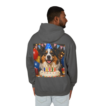 Birthday Buddy Aussie Unisex Lightweight Hoodie