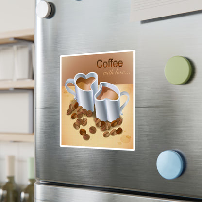 Coffee With Love Vinyl Decal