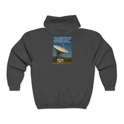 Intelligent Life Unisex Full Zip Hoodie