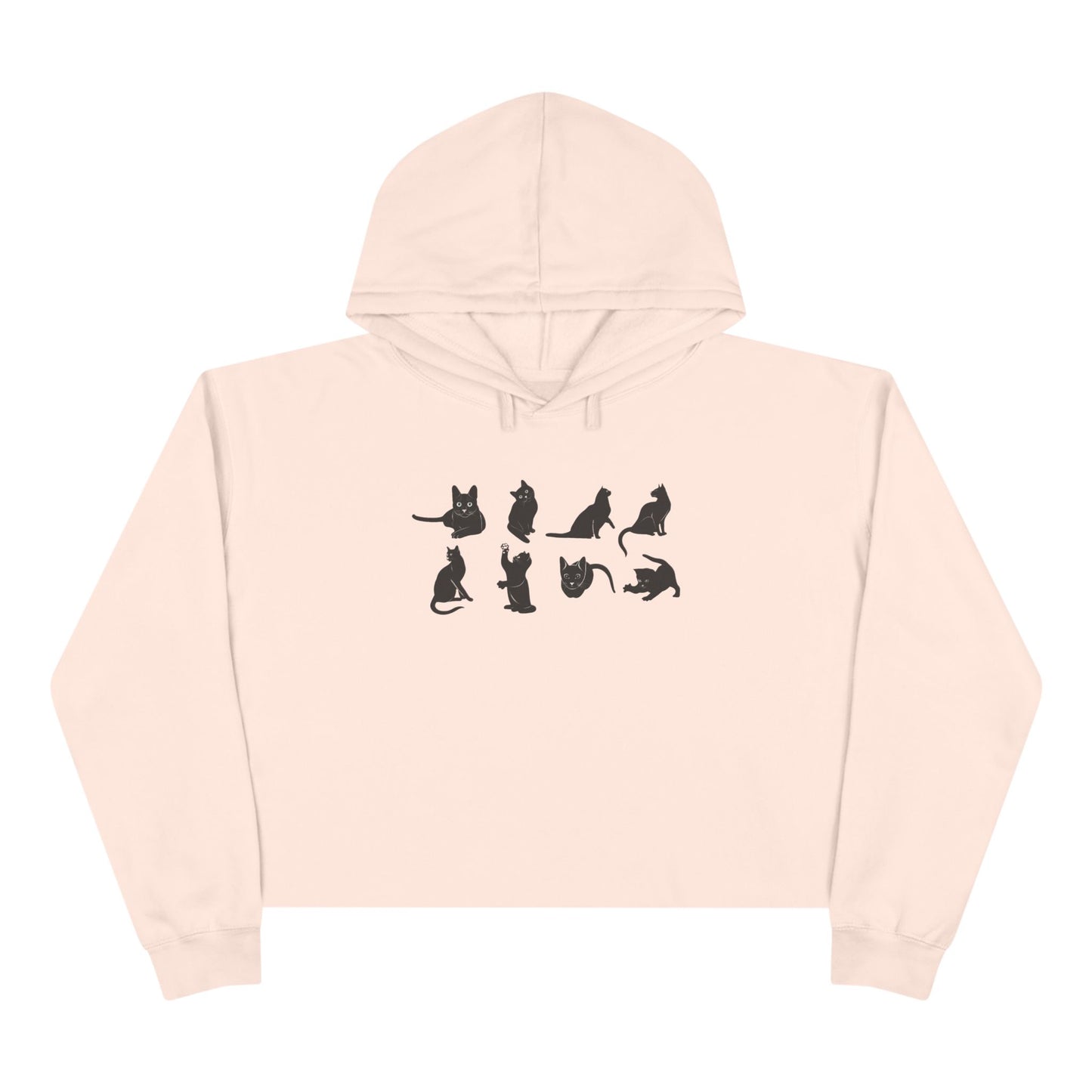 Cats Women's Crop Hoodie