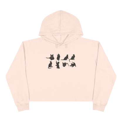 Cats Women's Crop Hoodie