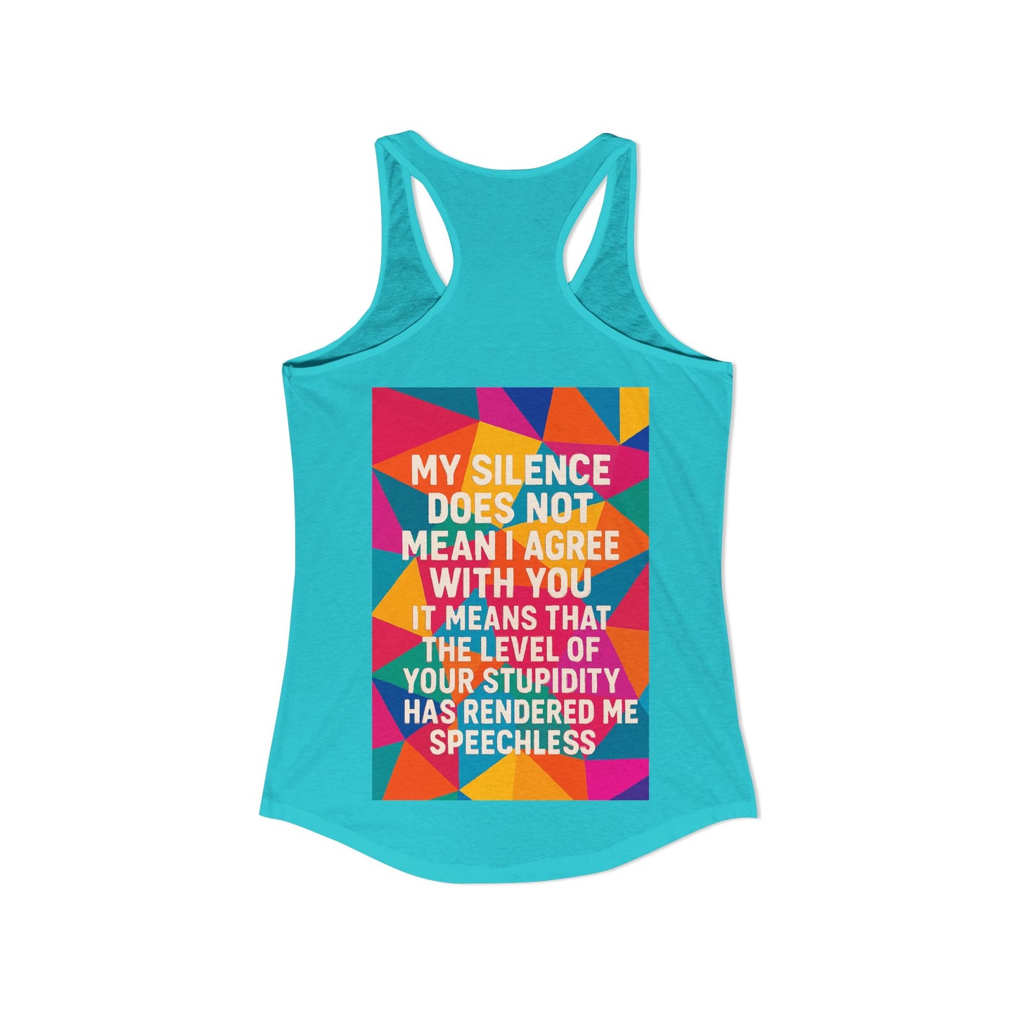 Speechless Women's Racerback Tank