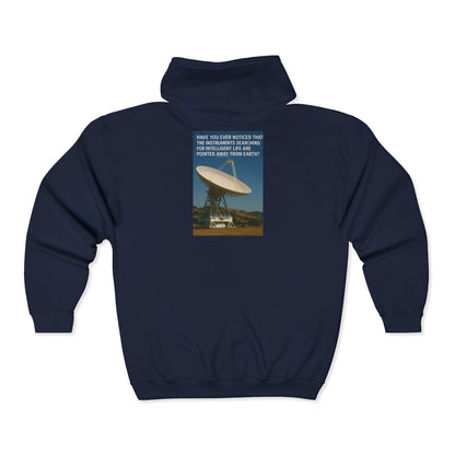 Intelligent Life Unisex Full Zip Hoodie