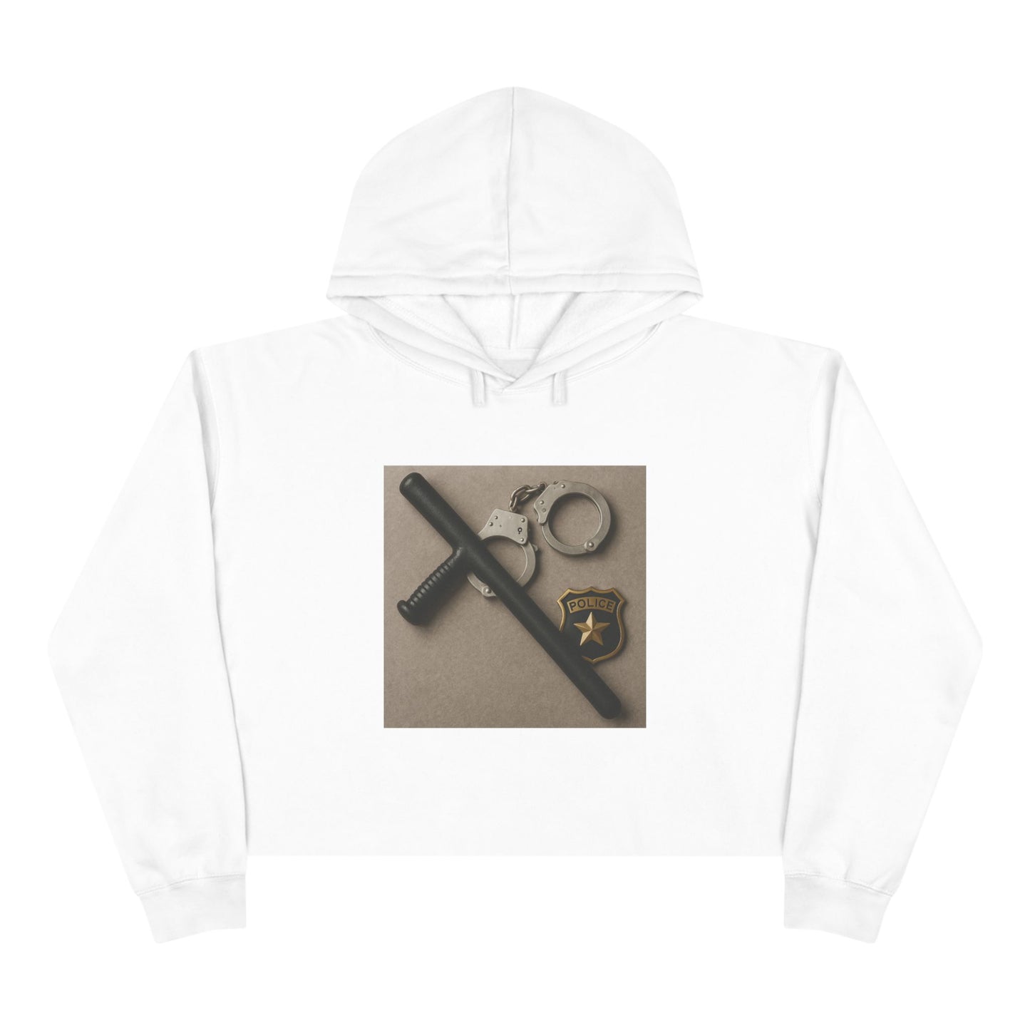Law Enforcement Appreciation Women's Crop Hoodie