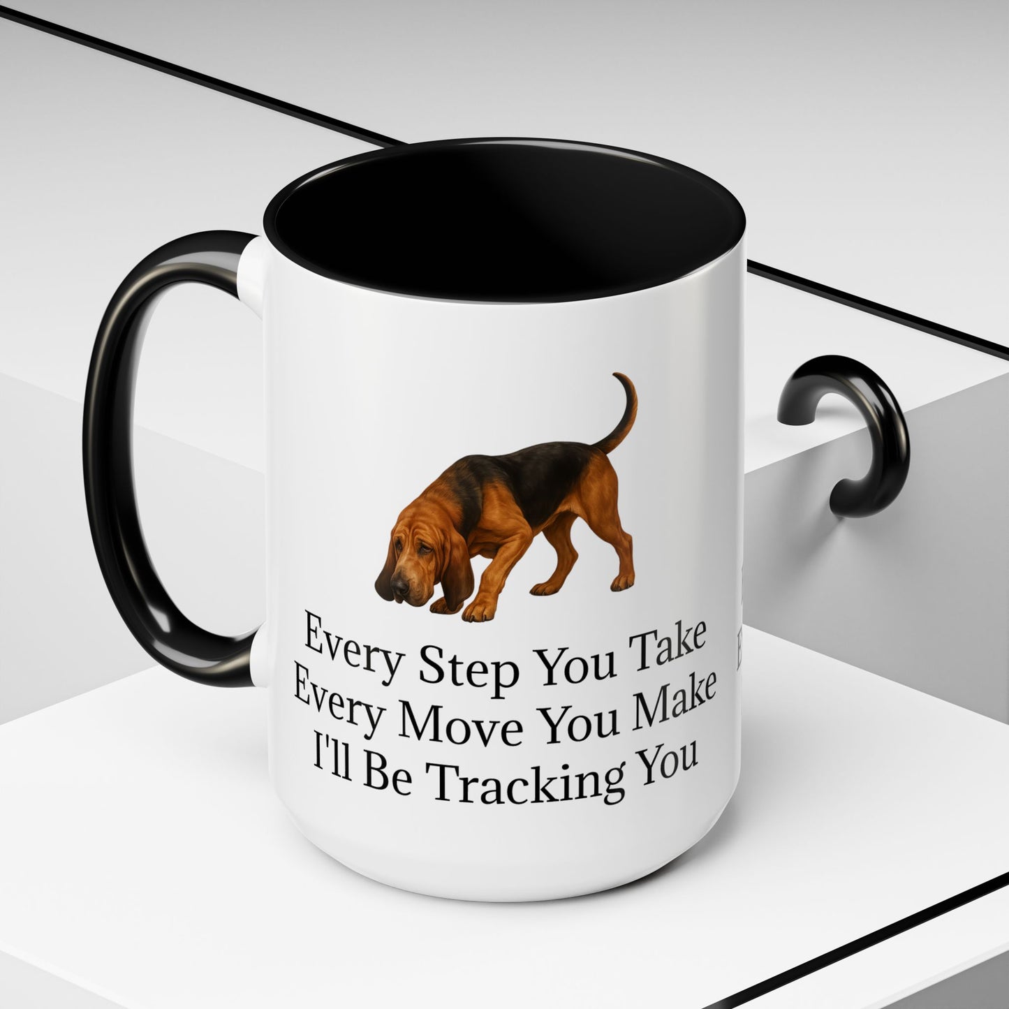 Tracking You 2-Tone Coffee Mug