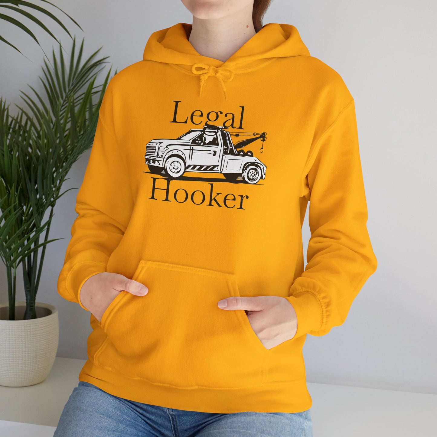 Legal H**ker Wheel Lift Tow Truck Unisex Hoodie