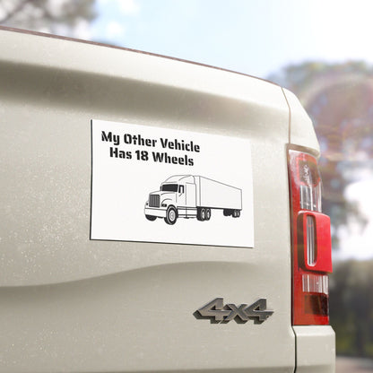 18 Wheels Indoor/Outdoor Magnet