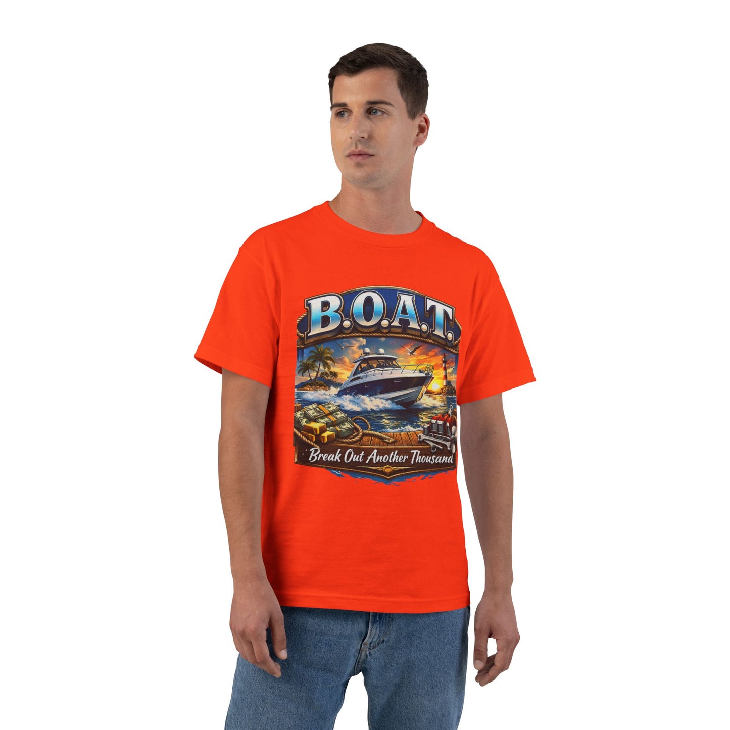 B.O.A.T. Men's Short-Sleeve Crewneck Tee