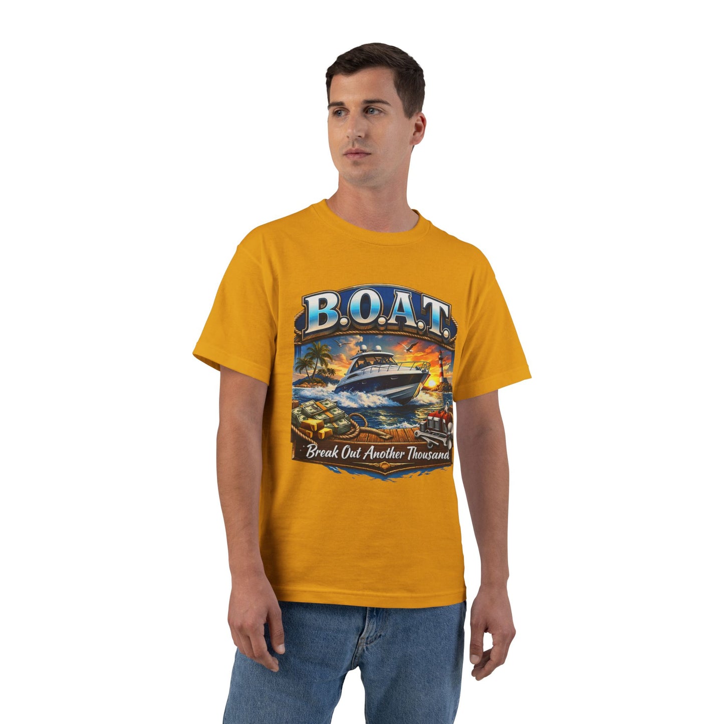 B.O.A.T. Men's Short-Sleeve Crewneck Tee