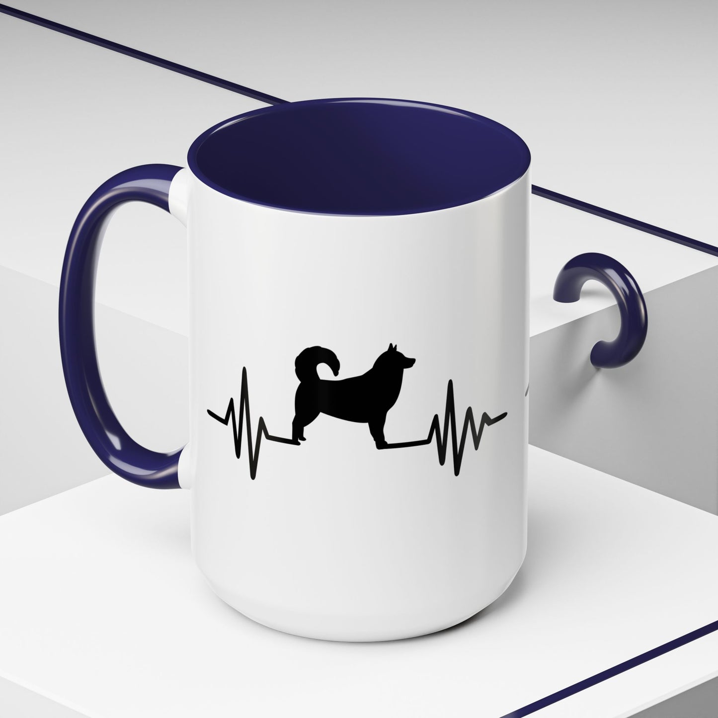 My Heart Beats For Malamutes 2-Tone Coffee Mug