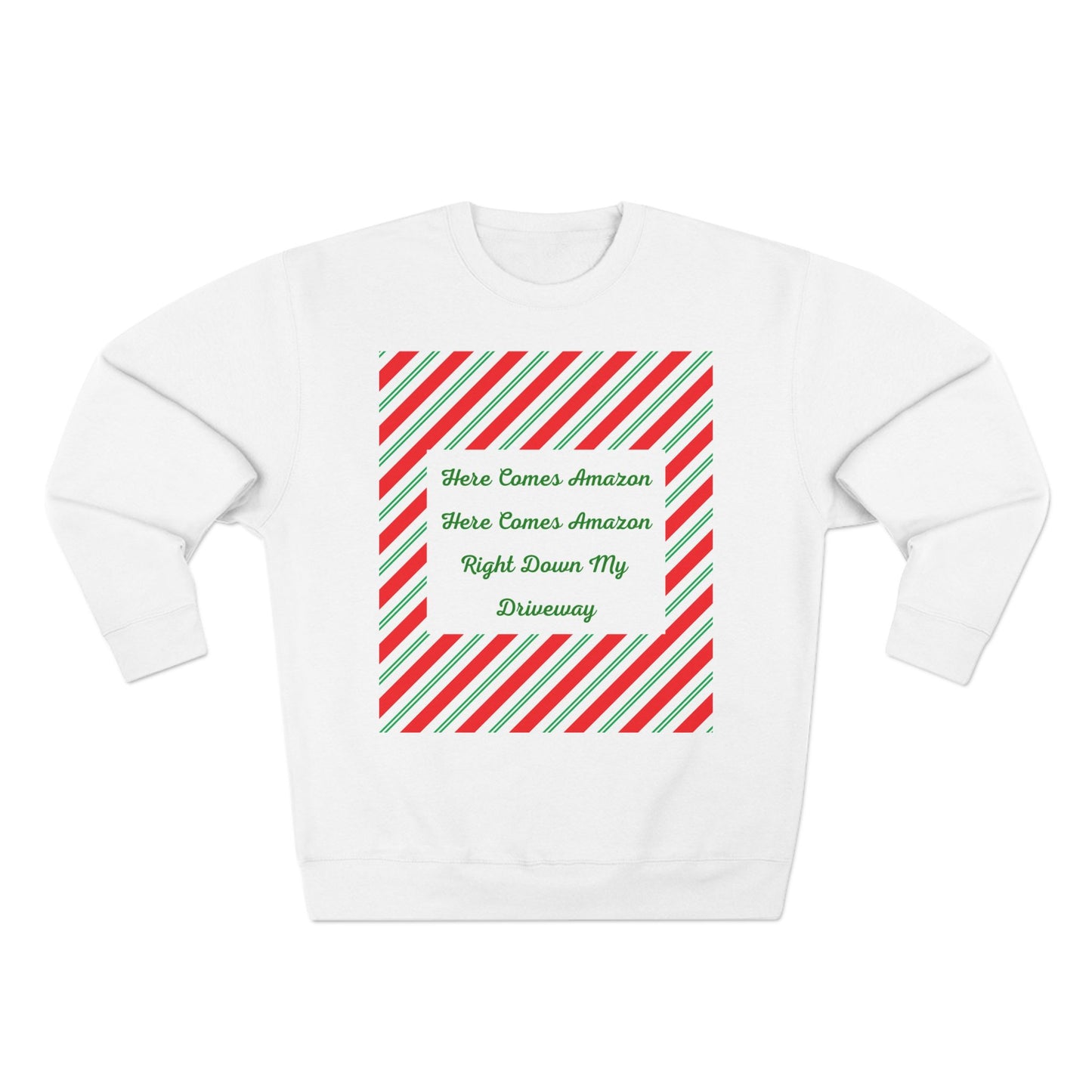 Here Comes Amazon Unisex Crewneck Sweatshirt