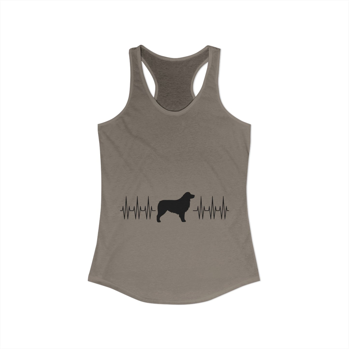 My Heart Beats For Aussies Women's Racerback Tank