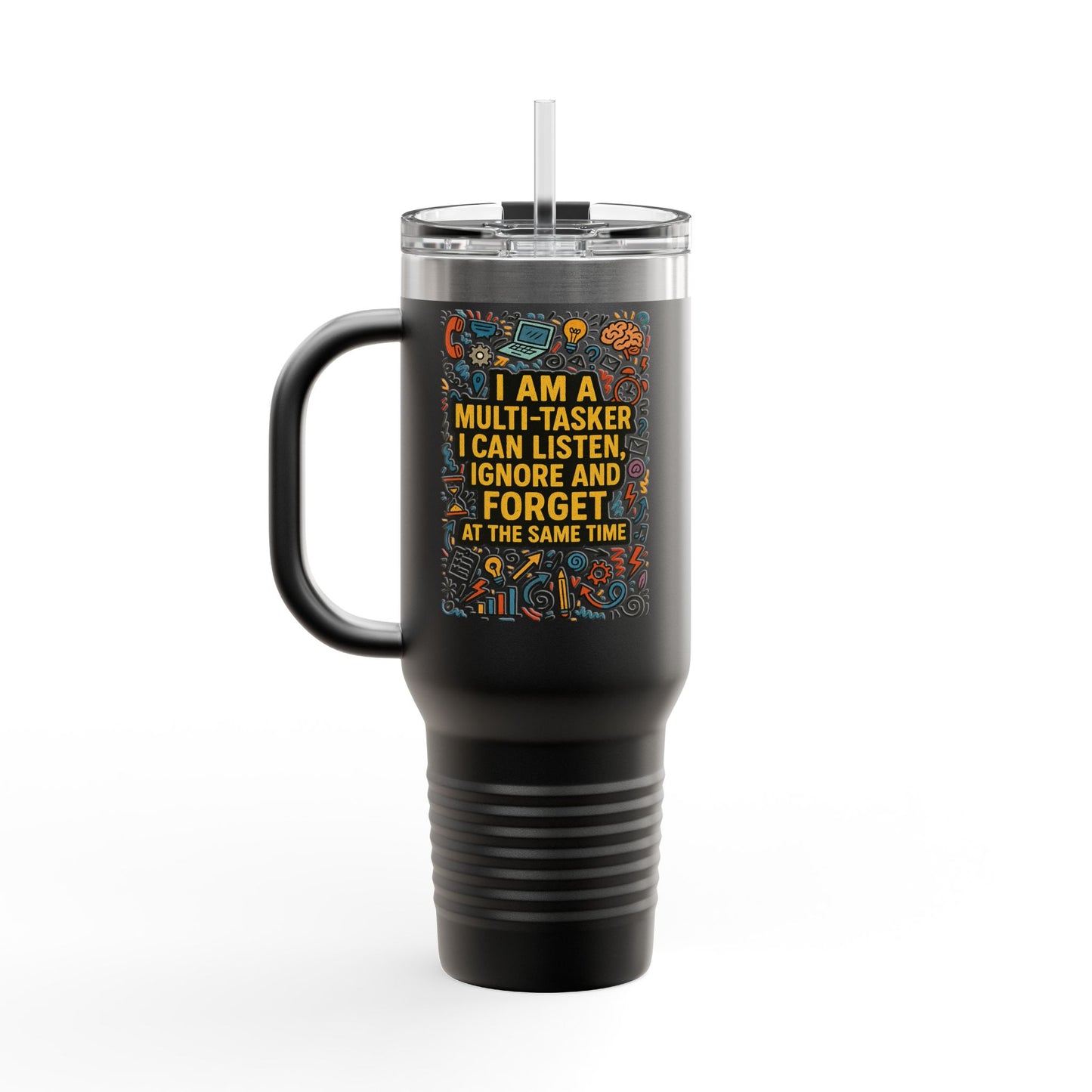 Multi-Tasker Insulated Travel Mug