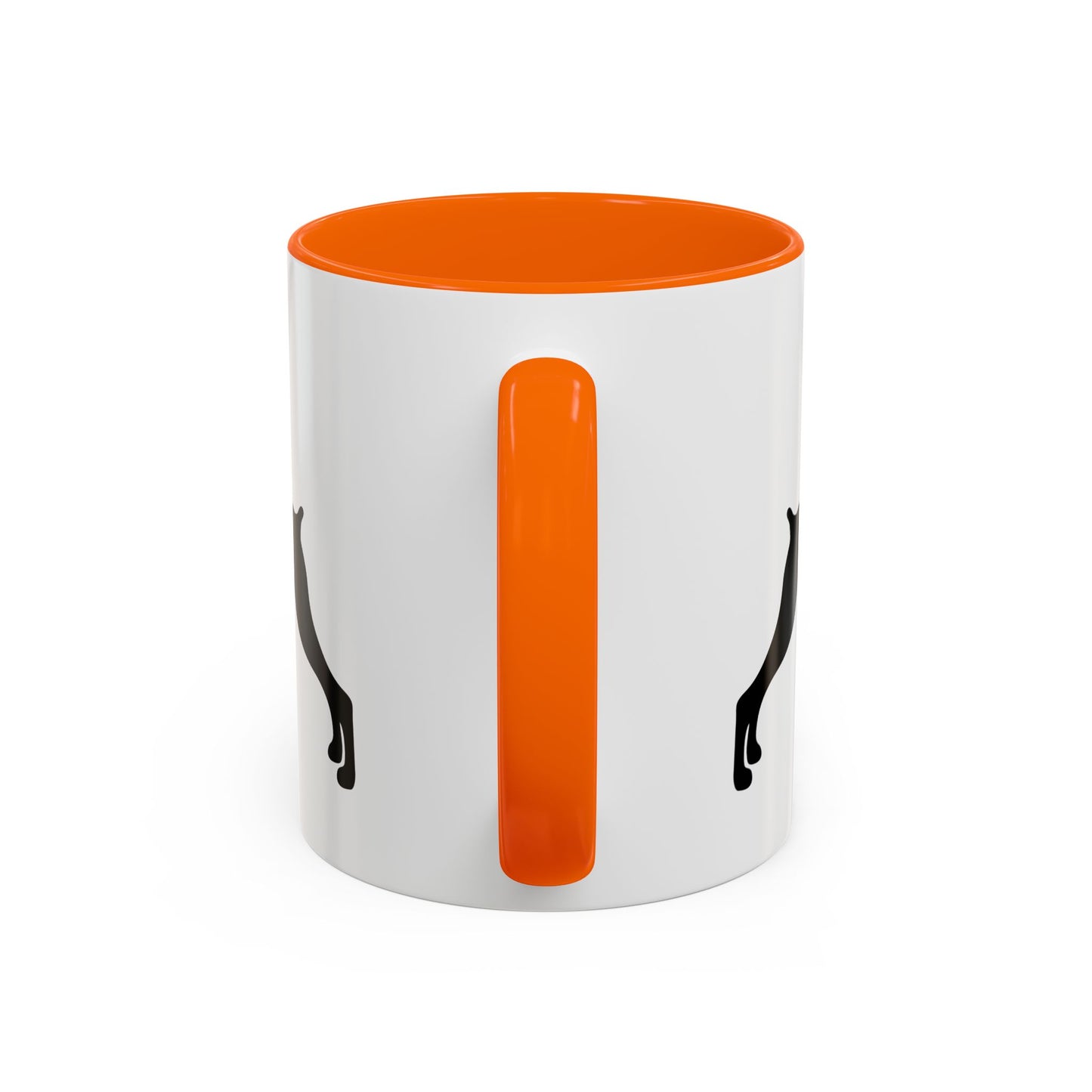 Doberman Silhouette 2-Tone Coffee Mug