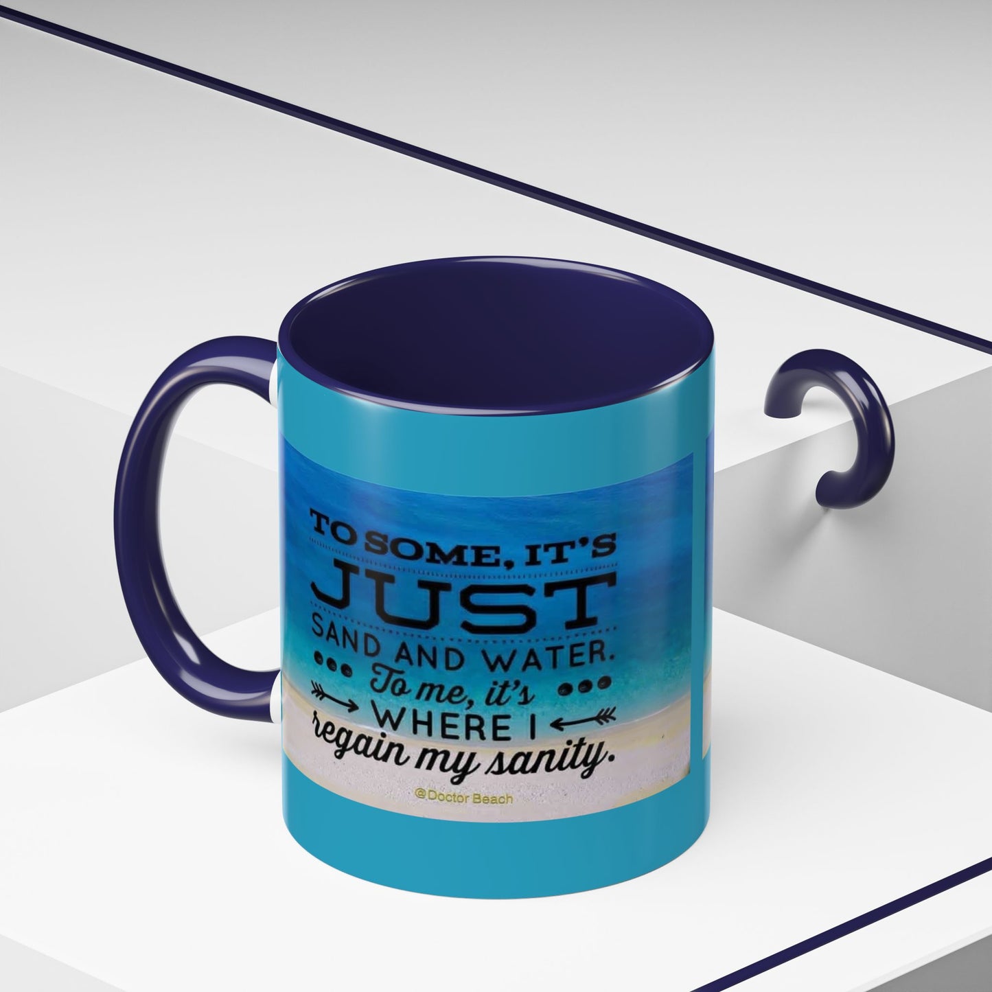 Dr. Beach 2-Tone Coffee Mug