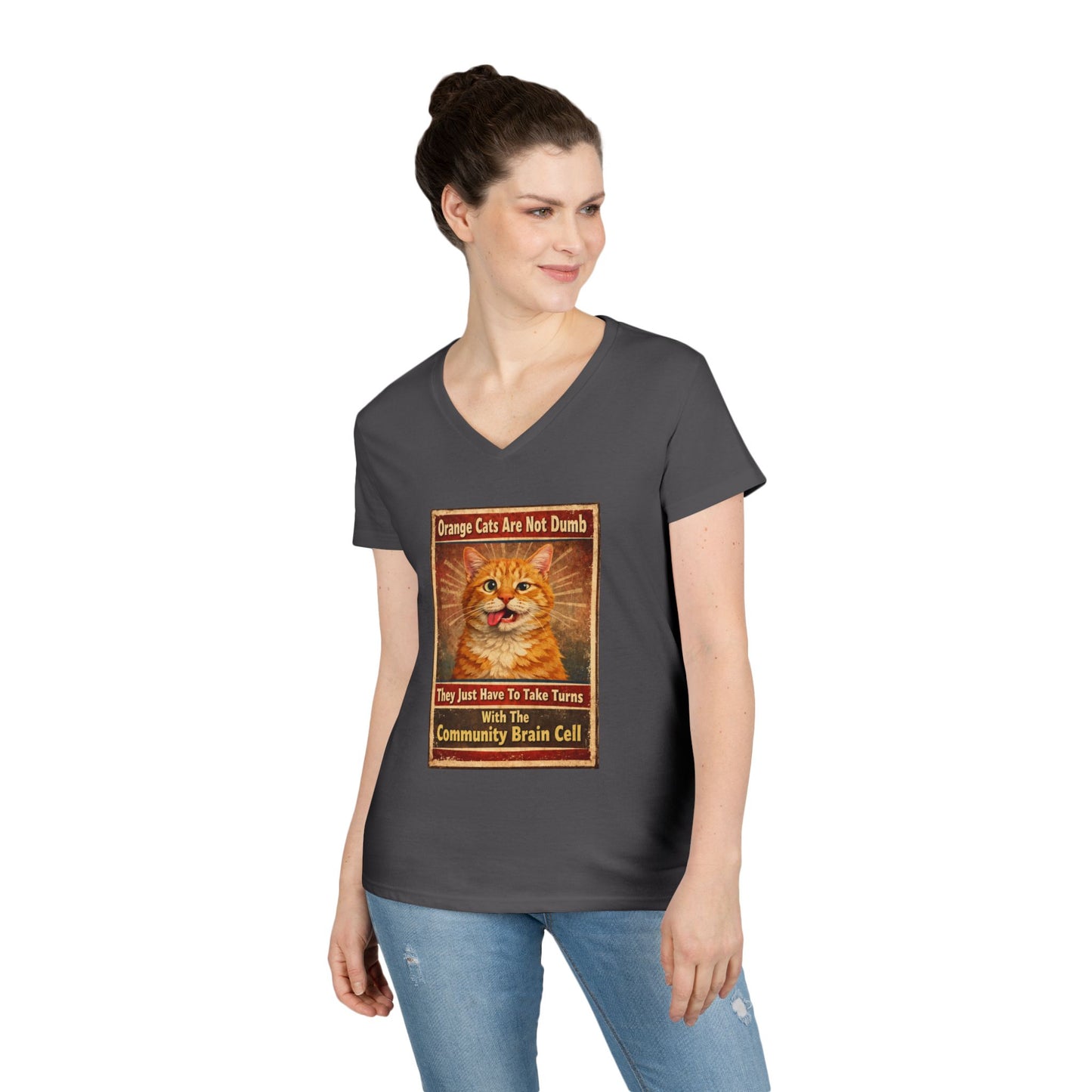 Community Brain Cell Women's V-Neck T-Shirt