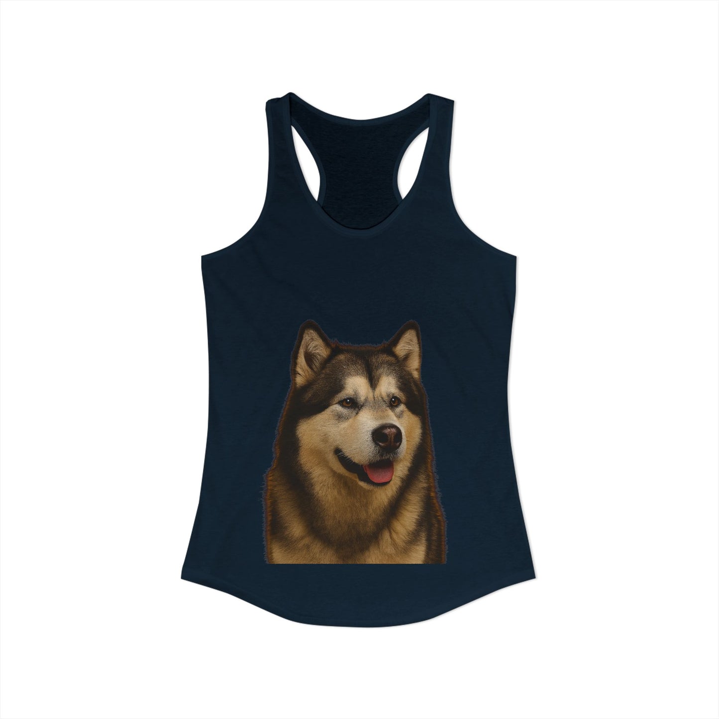 Malamute Head Women's Racerback Tank