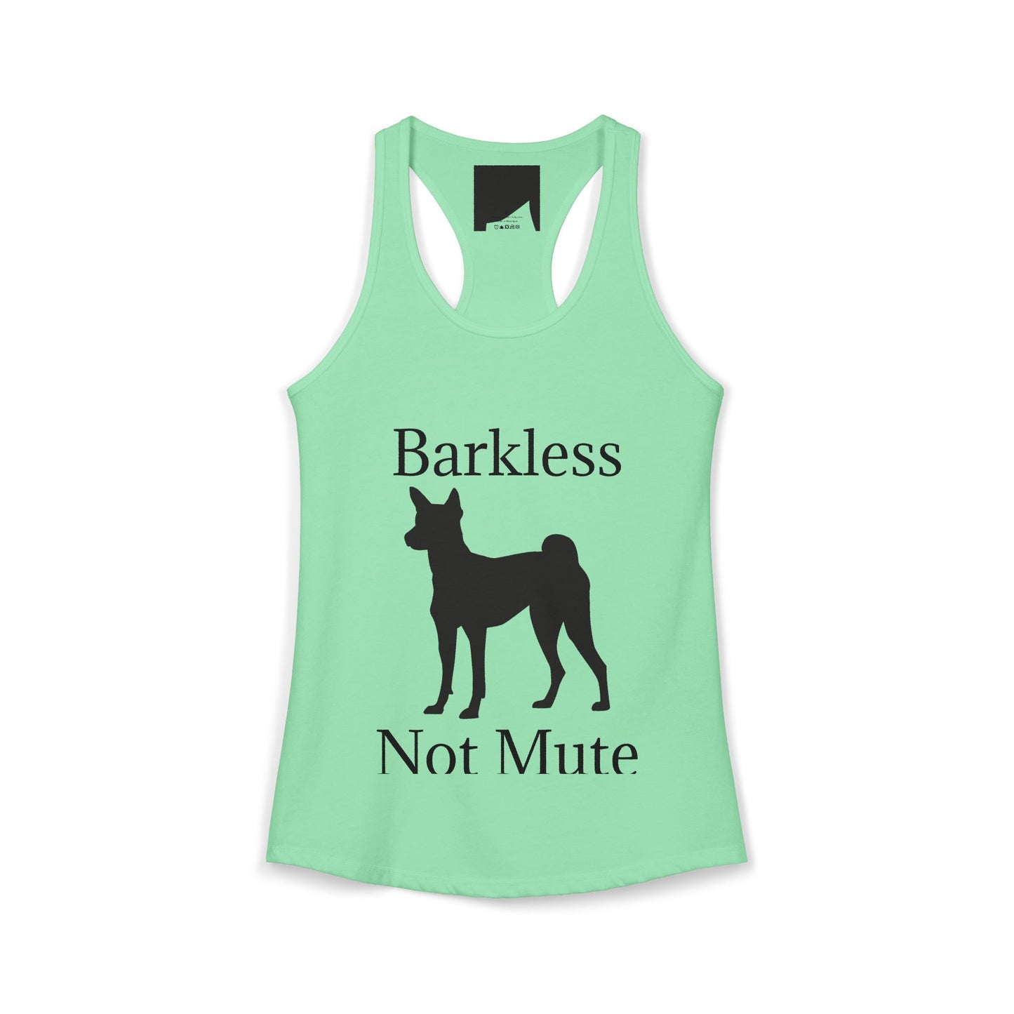Barkless Not Mute Women's Racerback Tank