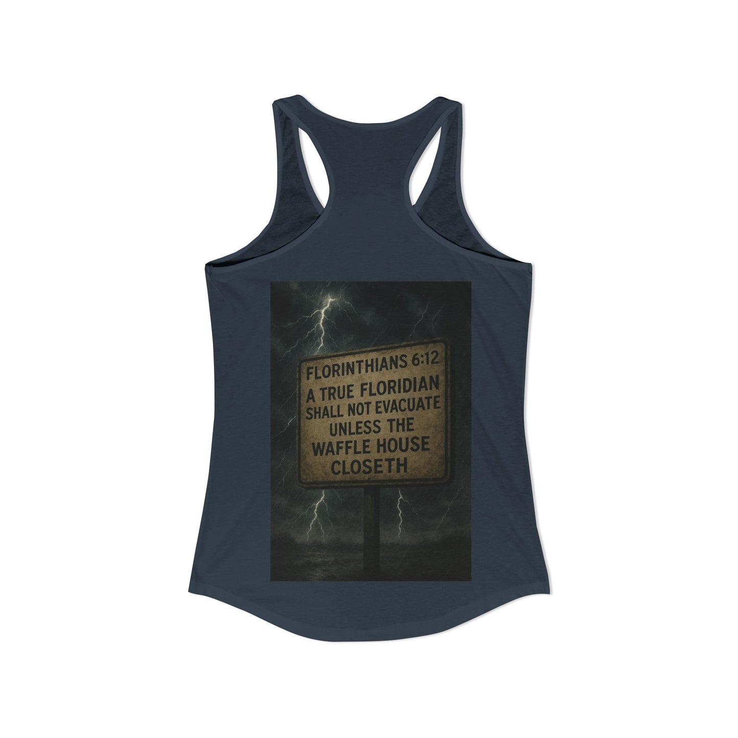 Florinthians 6:12 Women's Racerback Tank