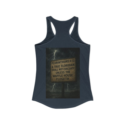 Florinthians 6:12 Women's Racerback Tank