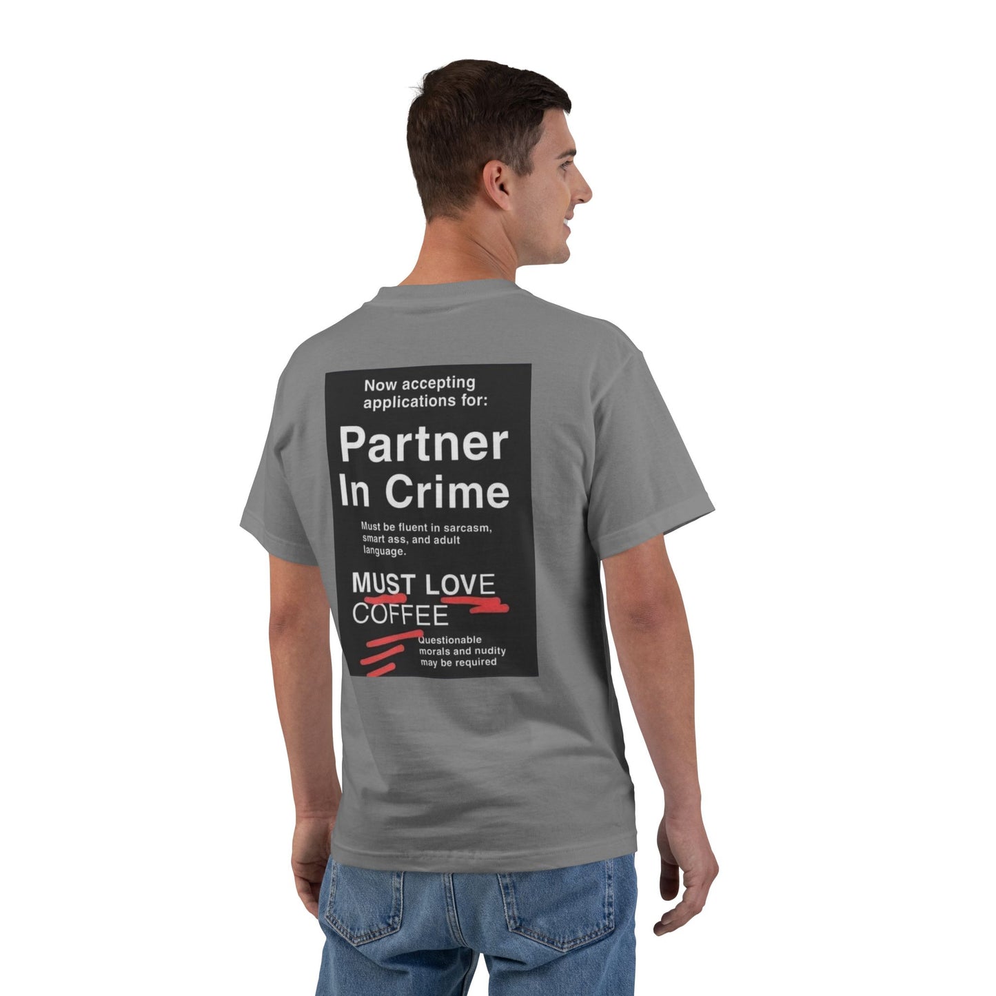 Partner In Crime Men's Short-Sleeve Crewneck Tee