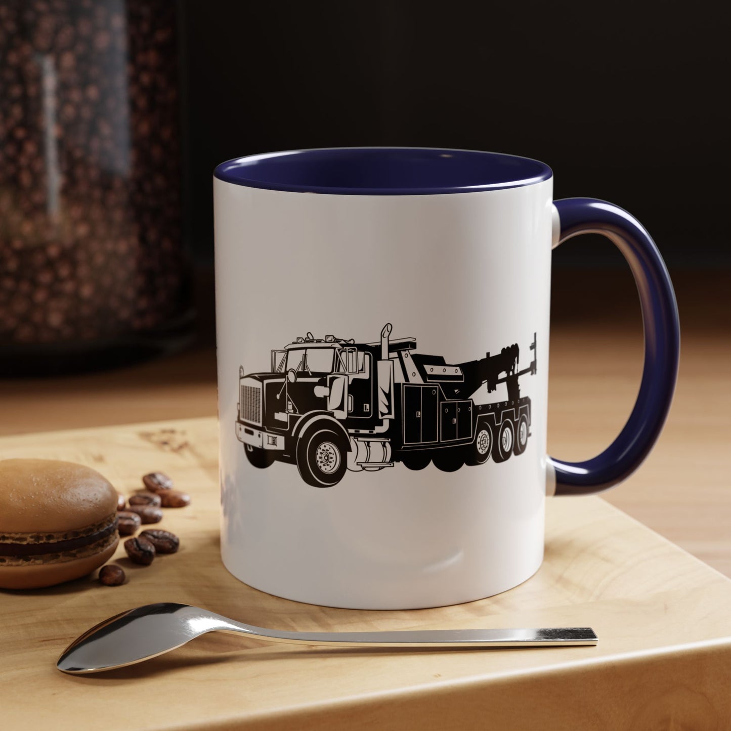 Heavy Tow Truck 2-Tone Coffee Mug