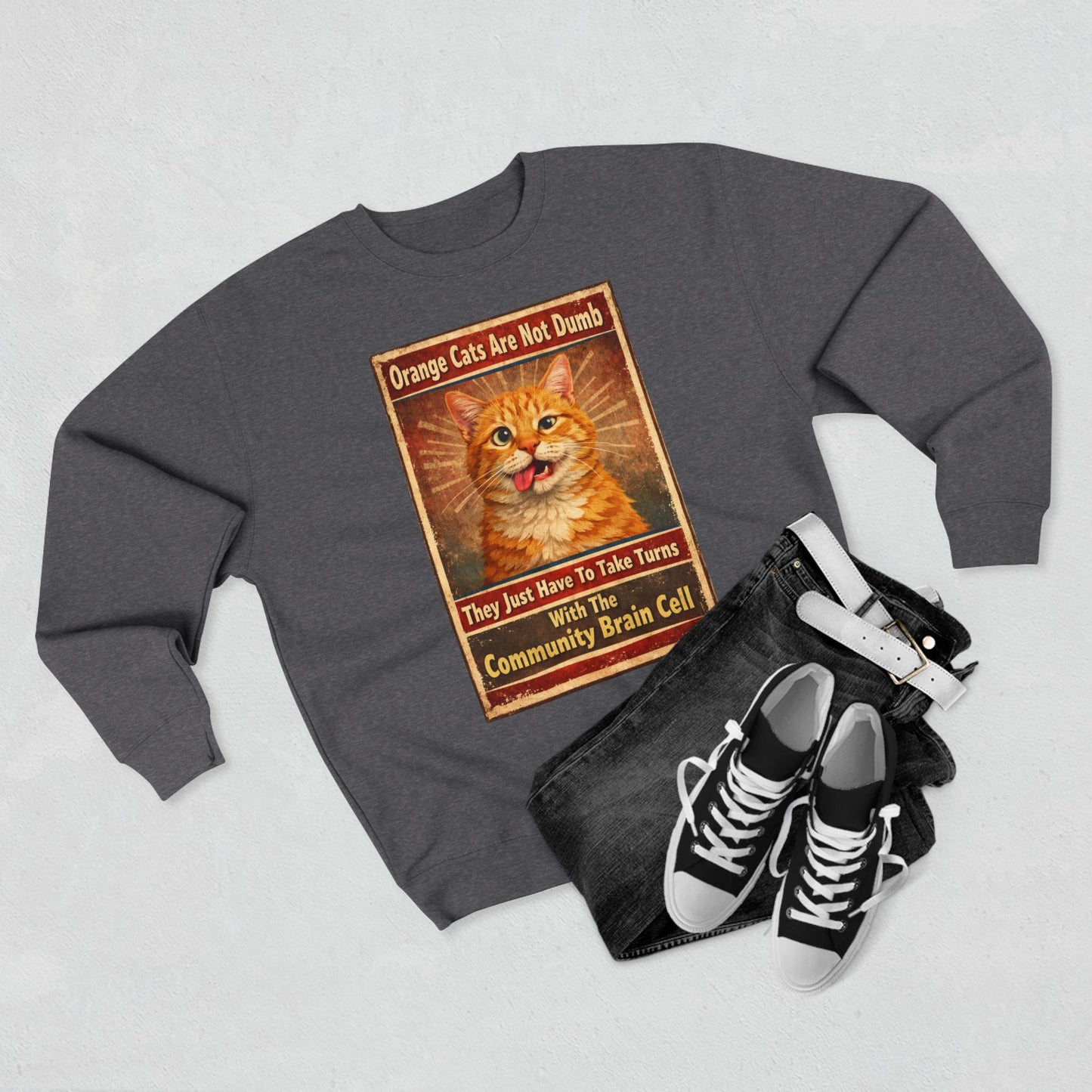 Community Brain Cell Unisex Crewneck Sweatshirt