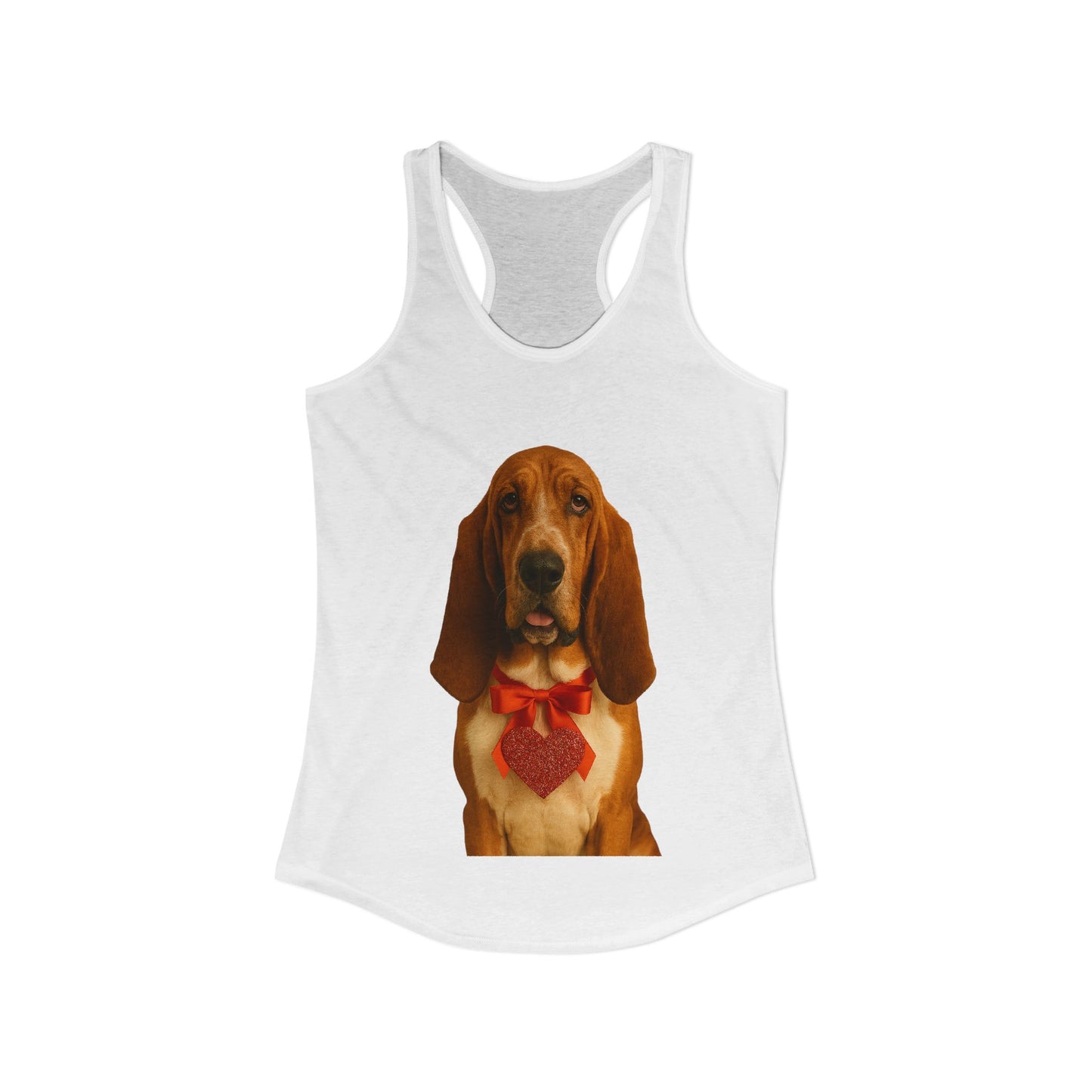 Cupid's Companion Basset Women's Racerback Tank