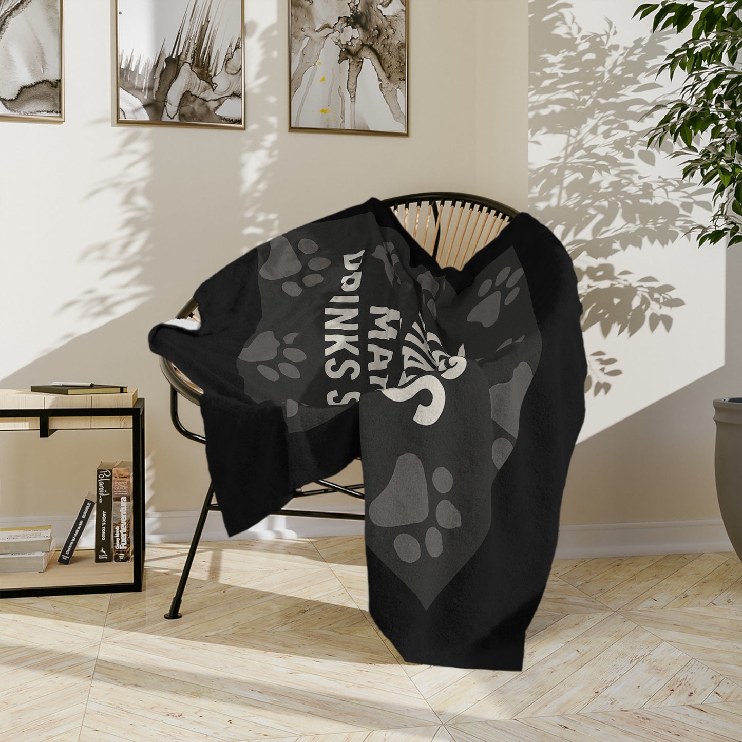 Drinks Stronger Velveteen Microfiber Blanket