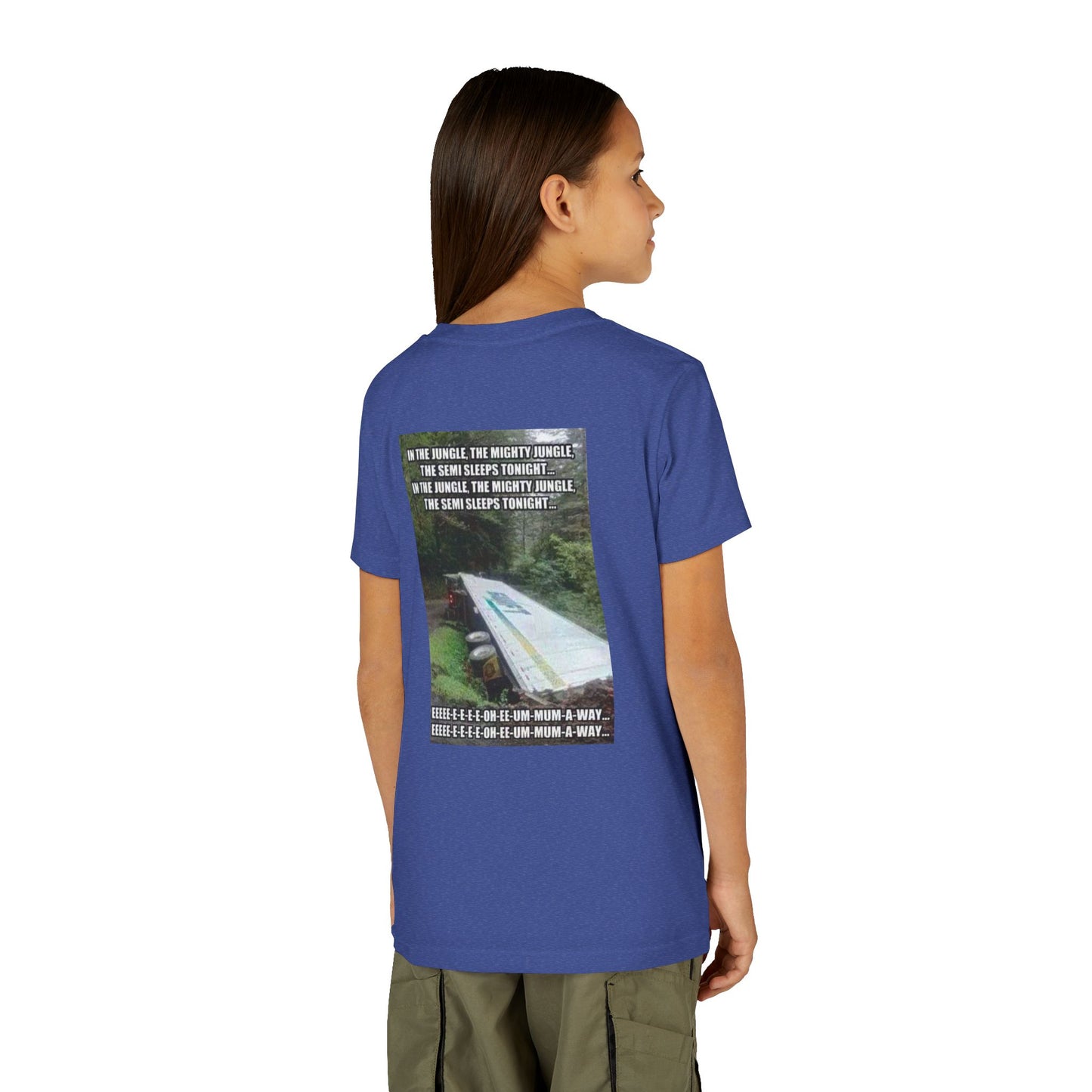 Semi Sleeps Youth Unisex Short Sleeve Crewneck Tee