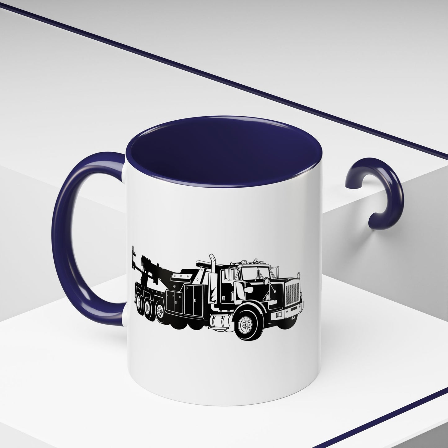Heavy Tow Truck 2-Tone Coffee Mug