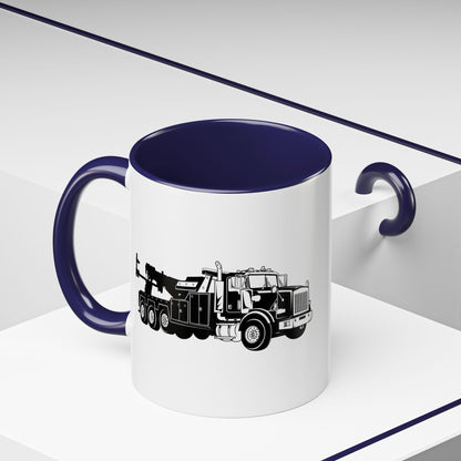 Heavy Tow Truck 2-Tone Coffee Mug