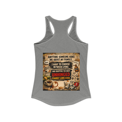Unhinged Family Women's Racerback Tank