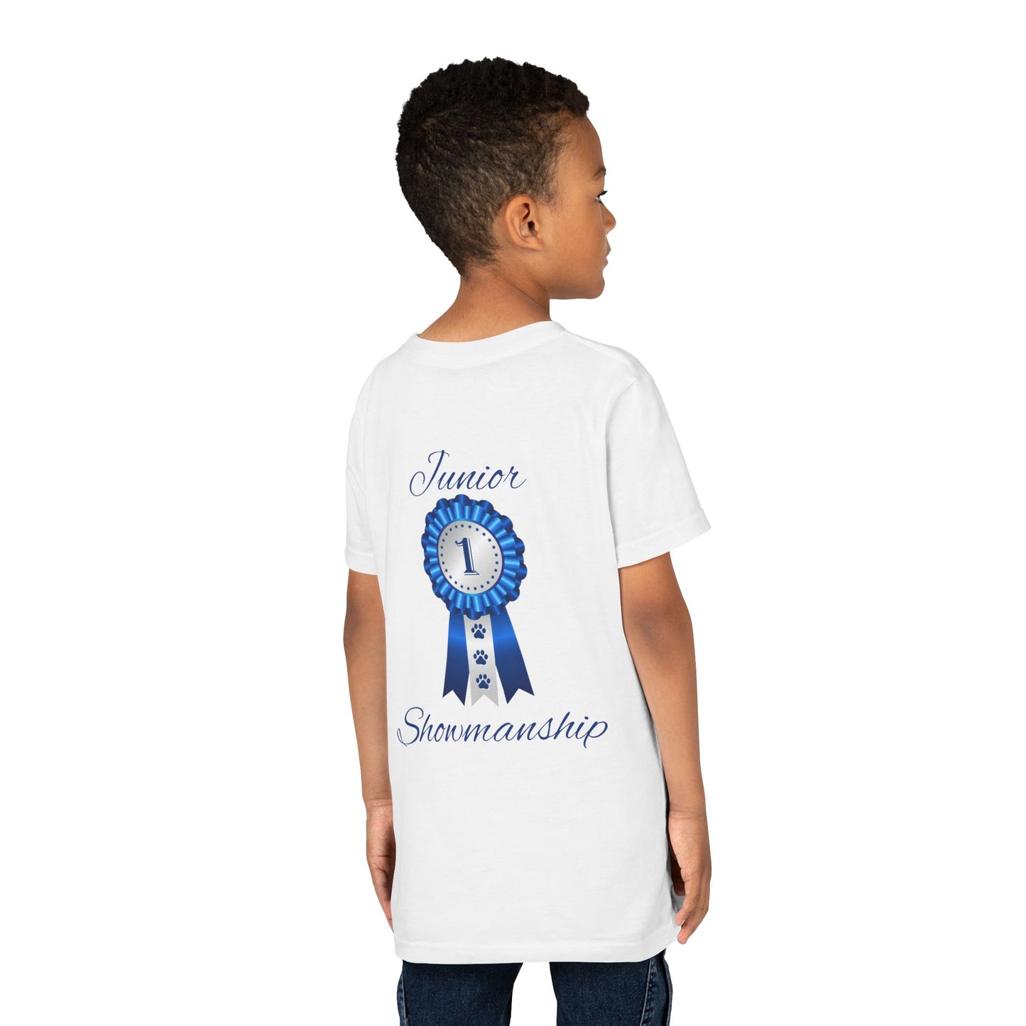 Junior Showmanship Youth Unisex Short Sleeve Crewneck Tee