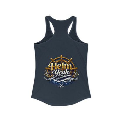 Helm Yeah Women's Racerback Tank