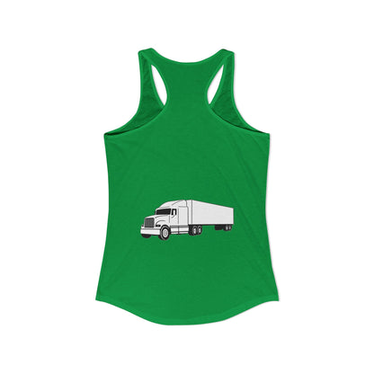 Semi Truck Women's Racerback Tank