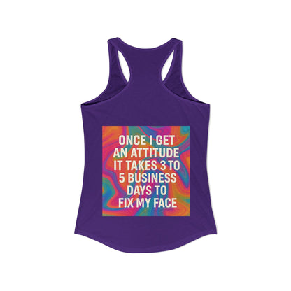 Fix My Face Women's Racerback Tank