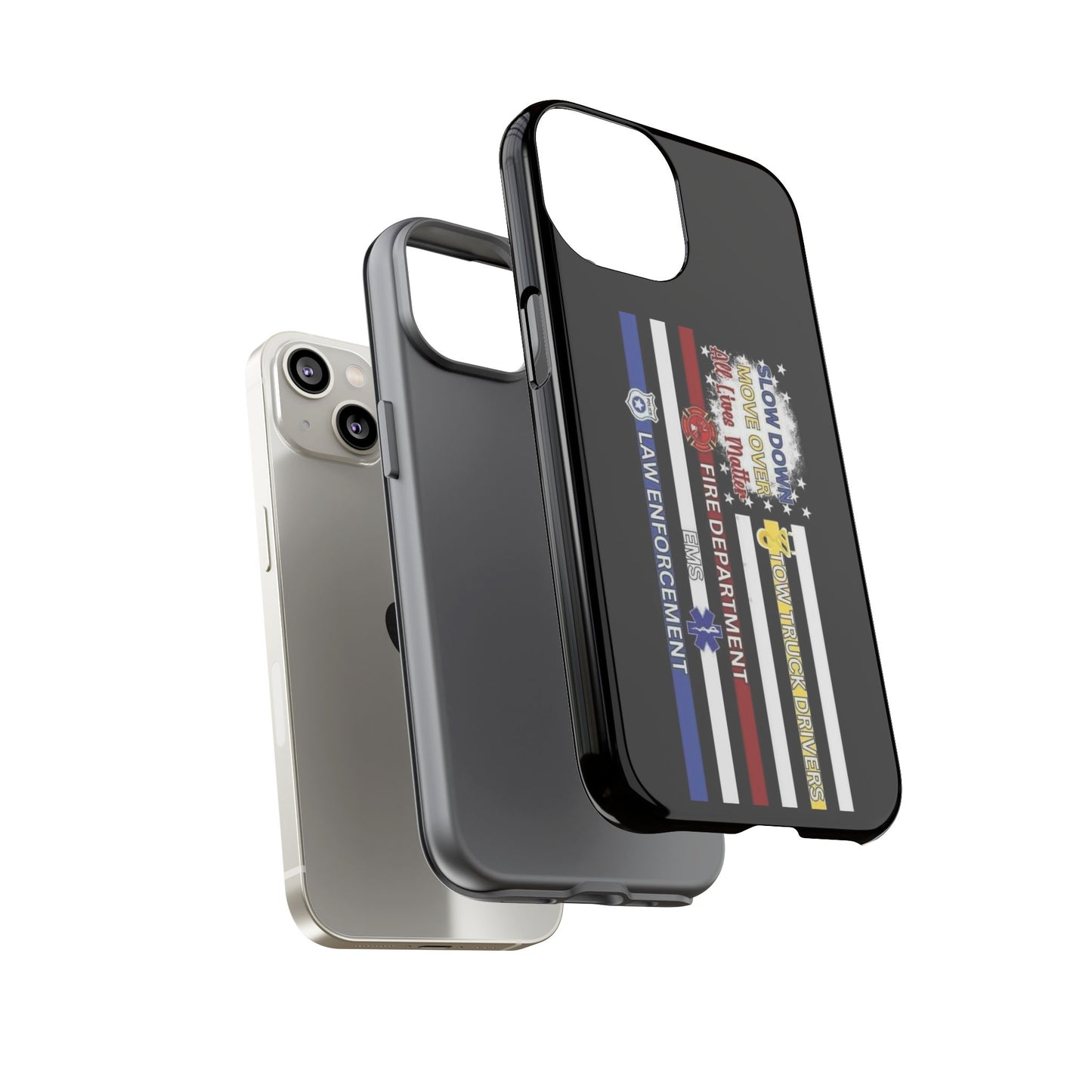 Slow Down Move Over Flag iPhone Case