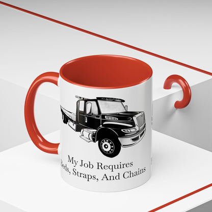 Beds, Straps, And Chains 2-Tone Coffee Mug