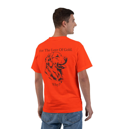 For The Love Of Gold Men's Short-Sleeve Crewneck Tee