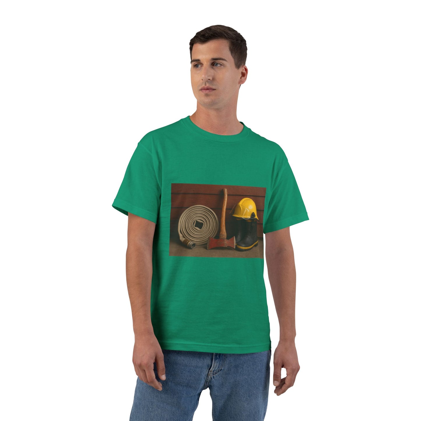 Fire/Rescue Appreciation Men's Short-Sleeve Crewneck Tee