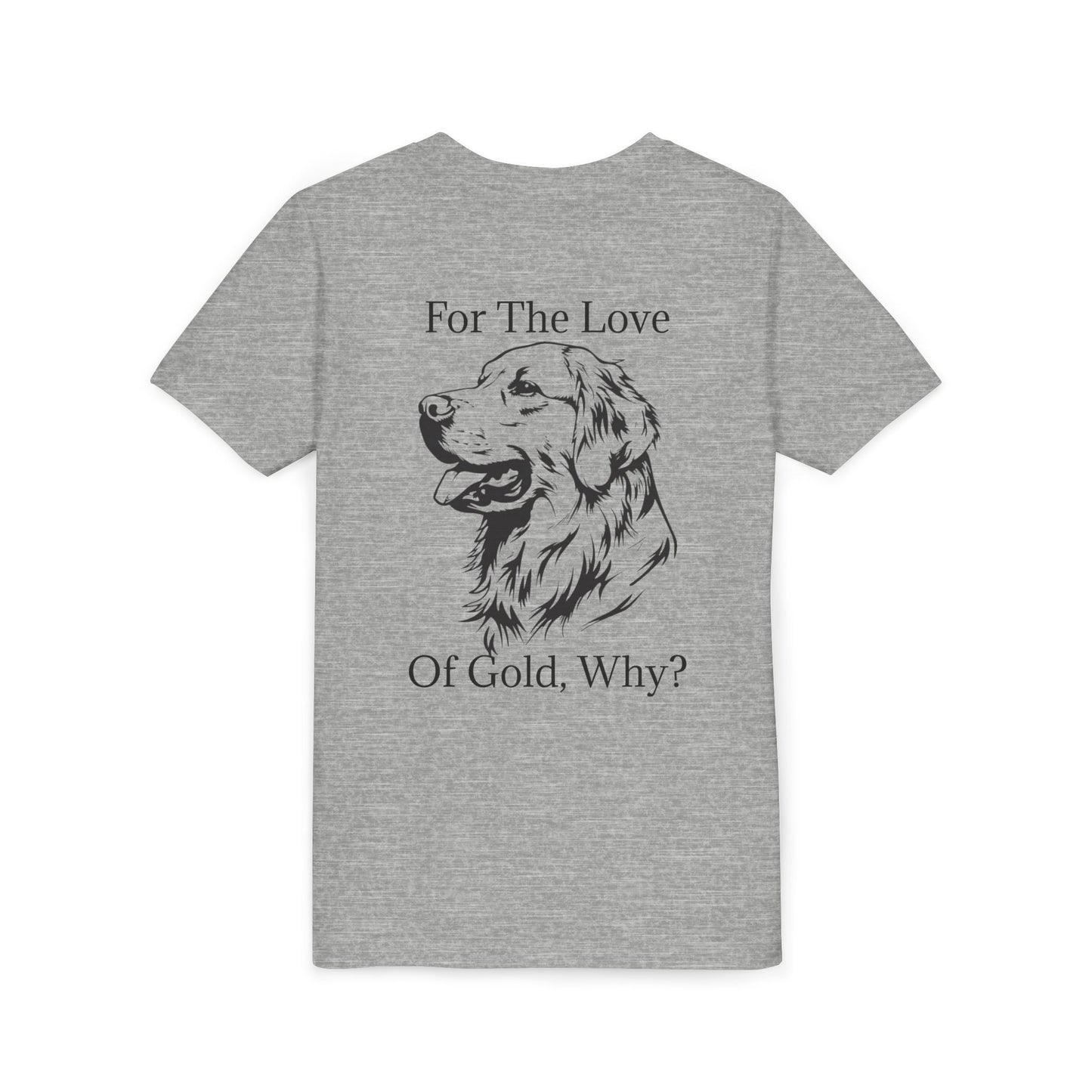 For The Love Of Gold Youth Unisex Short Sleeve Crewneck Tee